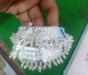 Silver Jhalar Payal