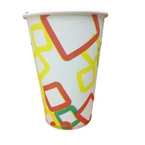 350 ml Disposable Printed Paper Glass