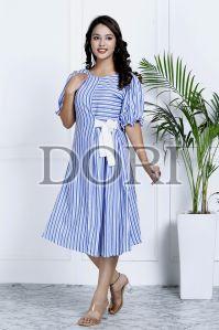 Ladies Striped Dress