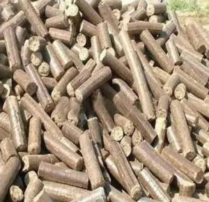 Mustard biomass briquettes