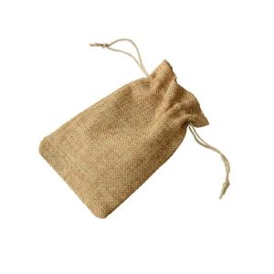Natural Jute Pouch Bags with String