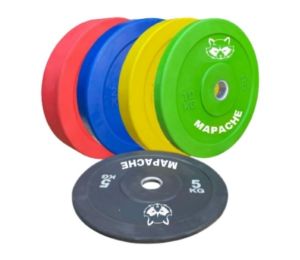 Mapache Gym Rubber Bumper Weight Plates