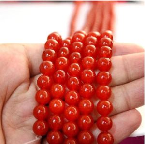 8MM Red Jade Mala