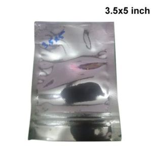 3.5x5 Inch Silver Foil Pouch