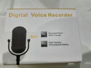 EyeNex Digital Voice Mp3 Recorder 8GB Inbuilt Memory Small Size Audio Recording Device Clear Voice Sound Recording Upto 10 Feet, Up to 12 Hours W