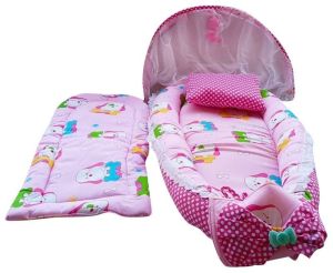 Pink Newborn Baby Bedding Set