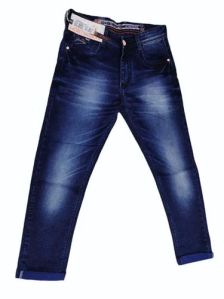 180 GSM Mens Faded Denim Jeans