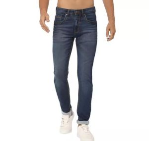 Faded Mens Slim Fit Casual Denim Jeans