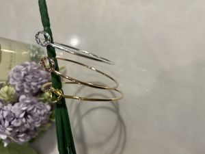 brass gold plating earring