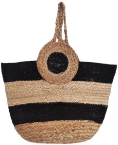 SEI-B-1560 Jute Hand Braided Bag