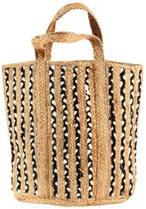 SEI-B-1587 Jute Hand Braided Bag