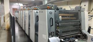 komori l628 l 6 color used offset press machine