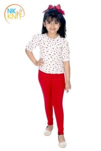 4 Way Plain Leggings Kids Leggings girls