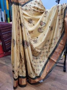 Pure Silk Handloom Embroidered Sarees