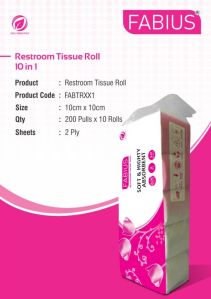 Toilet Tissue Paper Roll 10in1