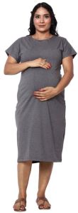 Cotton Lycra Maternity Dress