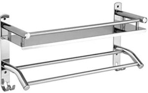 2 step steel kitchen shelf