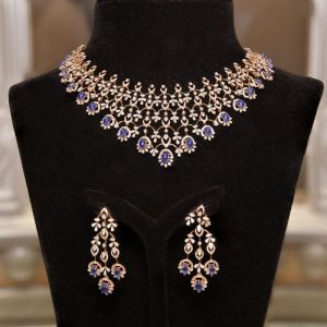 diamond necklace set