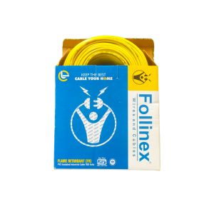 1.50mm Follinex Multistard Housing Wire 90mtr Yellow