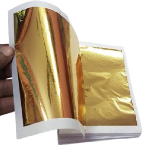sumera warq golden imitation gold leaf foil sheet