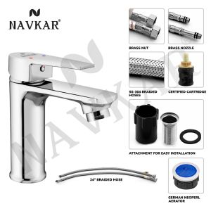 ARYA single lever basin mixer