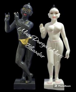 iskon radhe krishna statue