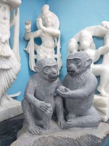 Sandstone Monkey Statue