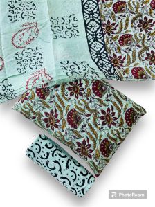 Hand Printed Kalamkari Print Suits