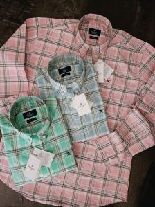 cotton oxford checks shirt