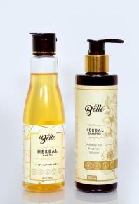 La Belle Herbal Hair Oil & Herbal Shampoo Combo Pack