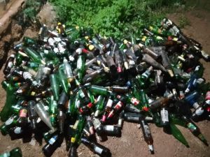 empty beer bottle,lequer bottle