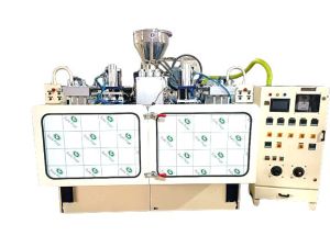 1 Liter Automatic Triple Head Double Stage Blow Molding Machine
