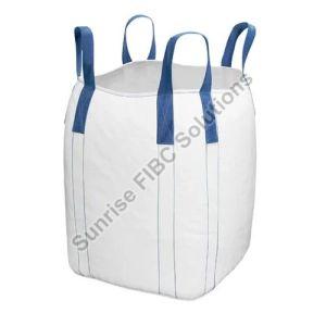 650kg White Plain FIBC Jumbo Bag