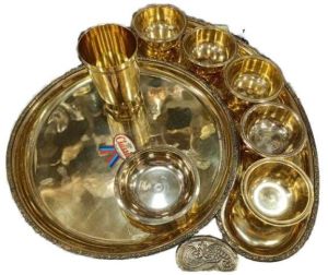 Copper Royal Dinner Thali Set