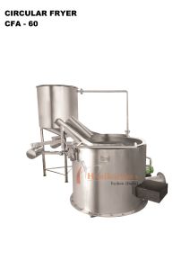 CFA-60 CIRCULAR INBUILT HEAT FRYER MACHINE