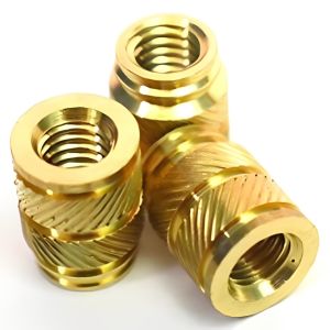 Brass Left Right Knurled Inserts