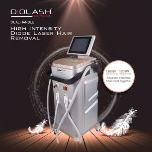 Cosderma Diolash Supreme Dual Handle High Intensity Diode Laser Hair Removal