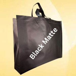 Black Matte BOPP Box Bag