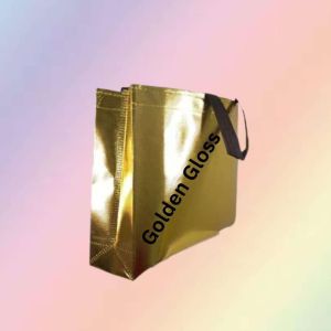 Golden Gloss BOPP Box Bag