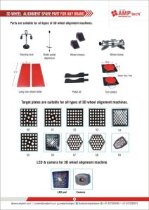 Car Wheel Alignment Target Panel