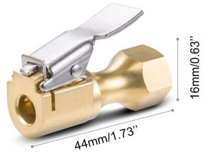 Air Chuck with Clip on Connector Thread Size 1/4NPT