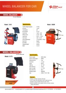 Motorcycle Wheel Balancer