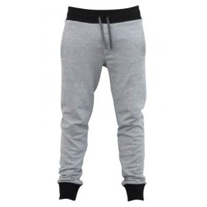 Cotton Black and Grey Mens Lower