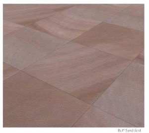 Buff Sandblast Contemporary Sandstone and Limestone Paving Stone