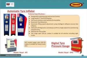 Royal-ATI Fully Automatic Car Tyre Inflator