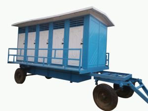 FRP Modular 10 Seater Mobile Toilet Van
