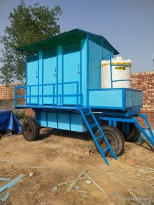 FRP Modular 6 Seater Mobile Toilet Van