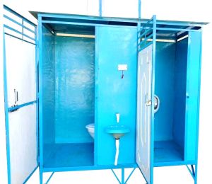FRP Portable Western & Urinal Toilet Cabin