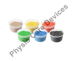 Therapeutic Hand Exercise Putty five pieces in set (Each colour 100 gram in one box )