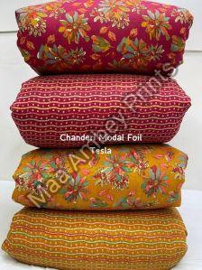 Chanderi Modal Foil Print